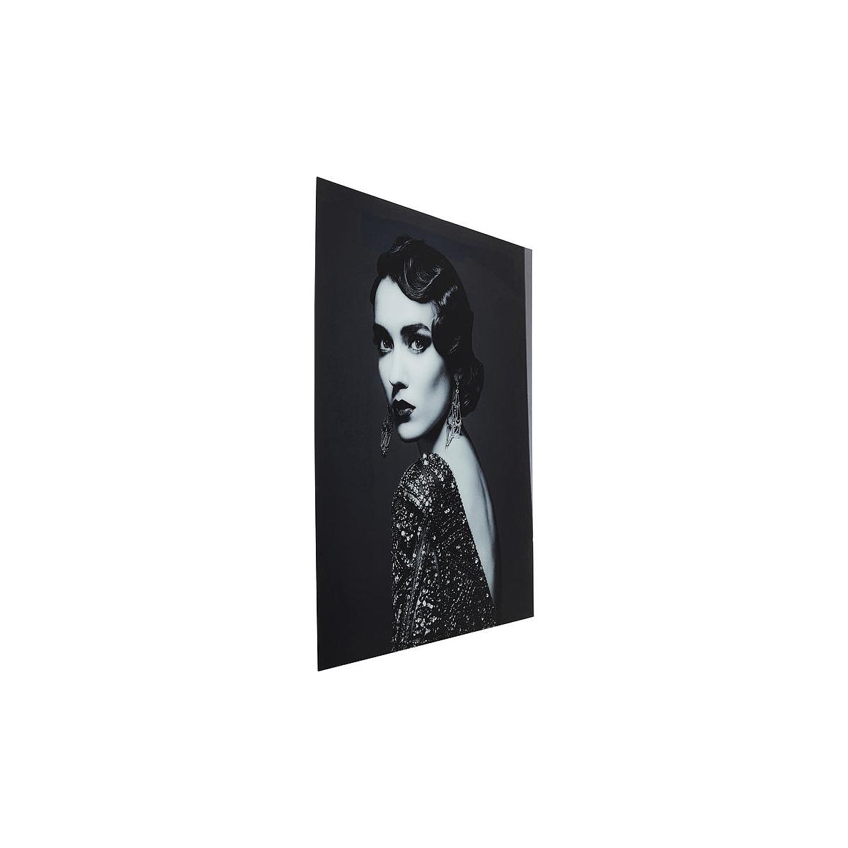 Tableau en verre 150x120cm BEAUTY LADY Kare Design