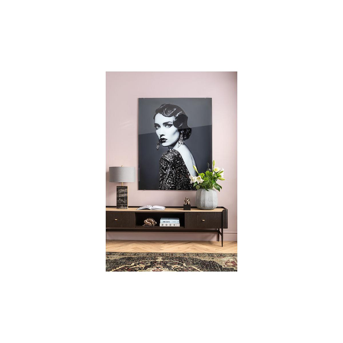 Tableau en verre 150x120cm BEAUTY LADY Kare Design