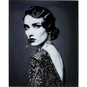 Tableau en verre 150x120cm BEAUTY LADY Kare Design