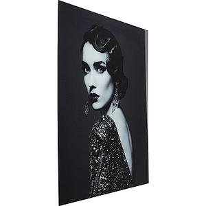 Tableau en verre 150x120cm BEAUTY LADY Kare Design