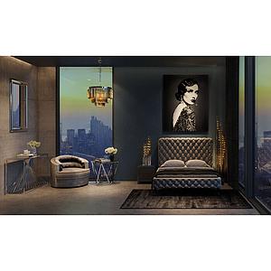 Tableau en verre 150x120cm BEAUTY LADY Kare Design