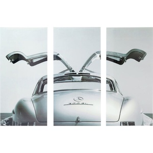 Tableau en verre 160x240cm TRIPTYCHON OLDTIMER BACK Kare Design