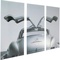 Tableau en verre 160x240cm TRIPTYCHON OLDTIMER BACK Kare Design