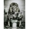Tableau en verre 60x80cm BATH LION Kare Design