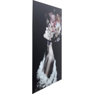 Tableau en verre 80x120cm FLOWERY BEAUTY Kare Design