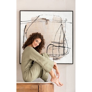 Tableau encadré 100x100cm DUST Kare Design gris