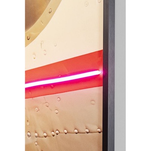 Tableau encadré 120x80cm LED JETSET LEAN Kare Design Lady