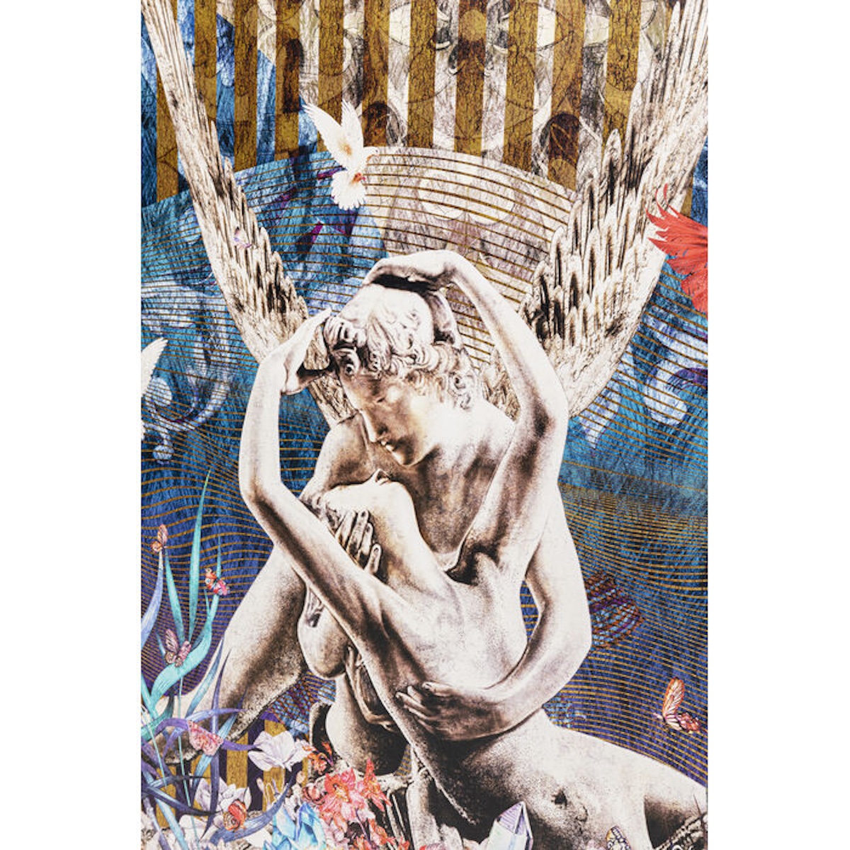 Tableau encadré 180x106cm LOVERS Kare Design