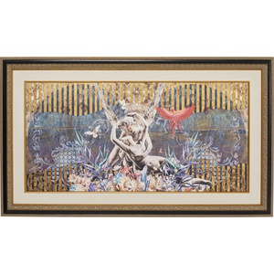 Tableau encadré 180x106cm LOVERS Kare Design