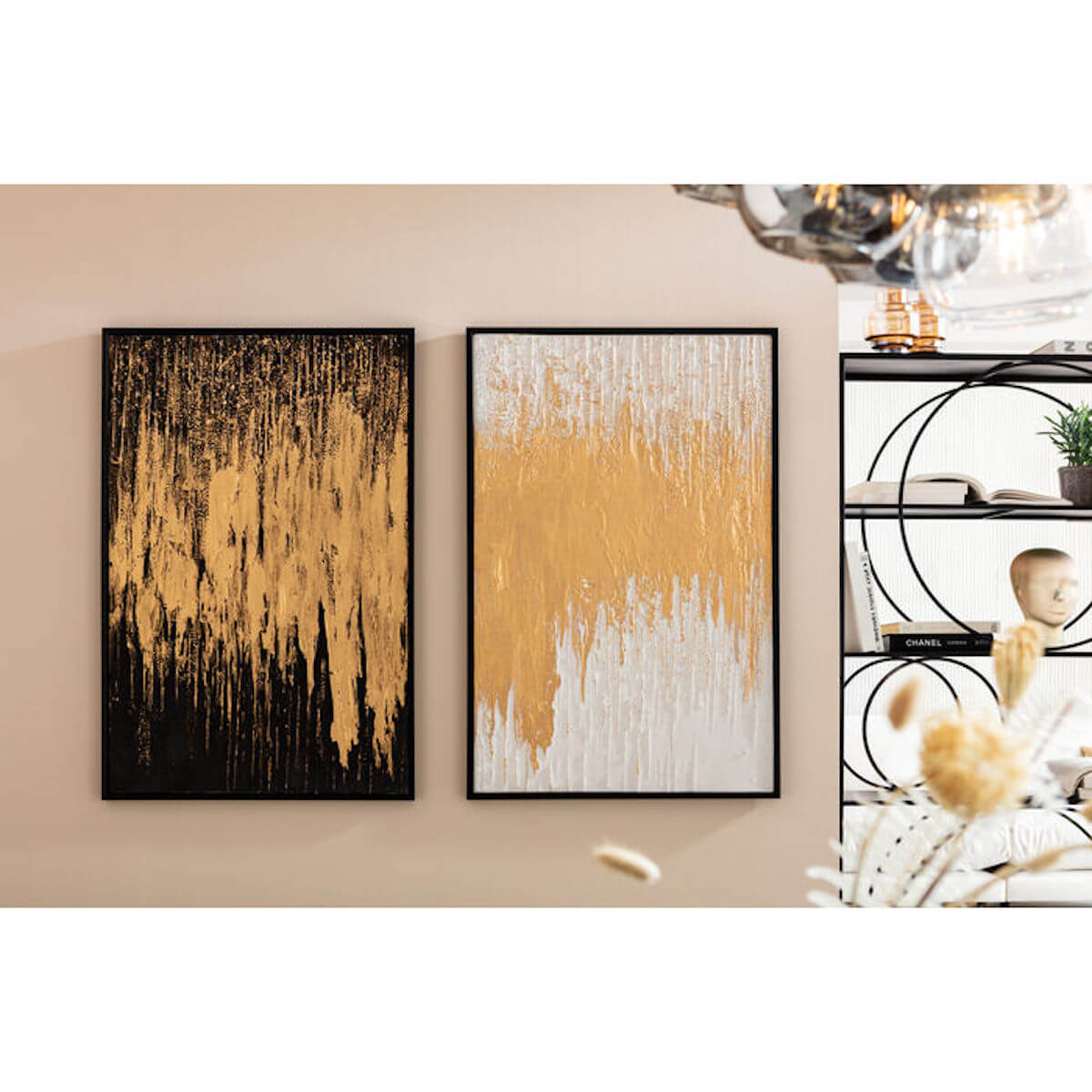 Tableau encadré Abstract blanc Kare design 80X120cm