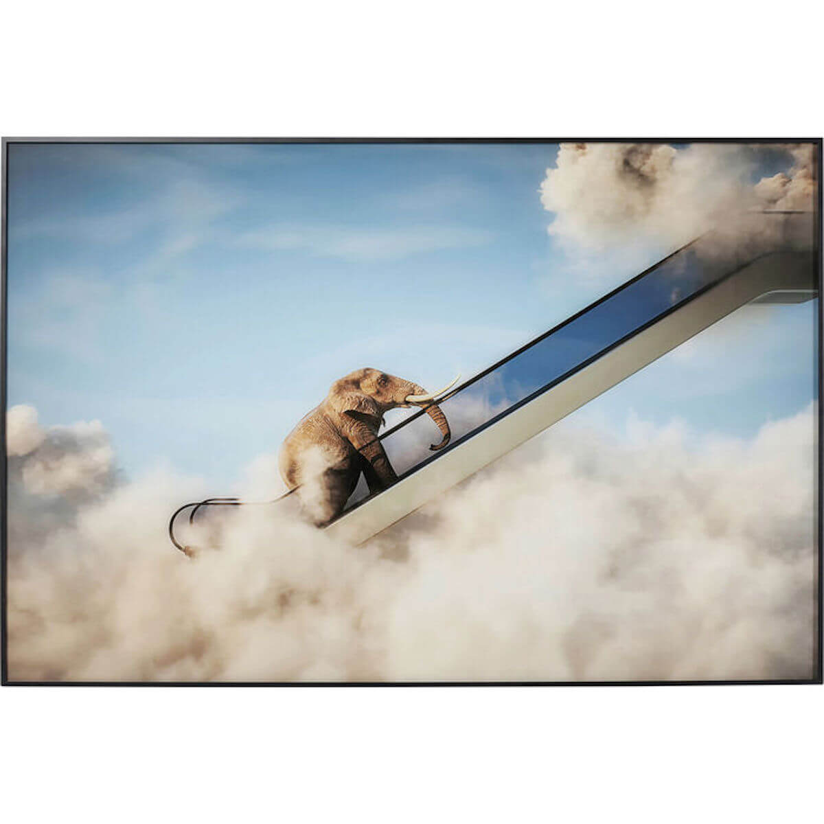 Tableau encadré Elephant in the Sky Kare Design 150X100cm 