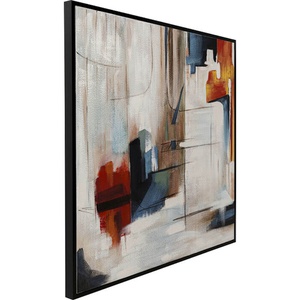 Tableau encadré VISIONE OBLIQUO Kare Design 100X100cm