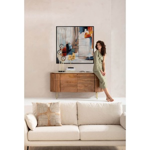 Tableau encadré VISIONE OBLIQUO Kare Design 100X100cm