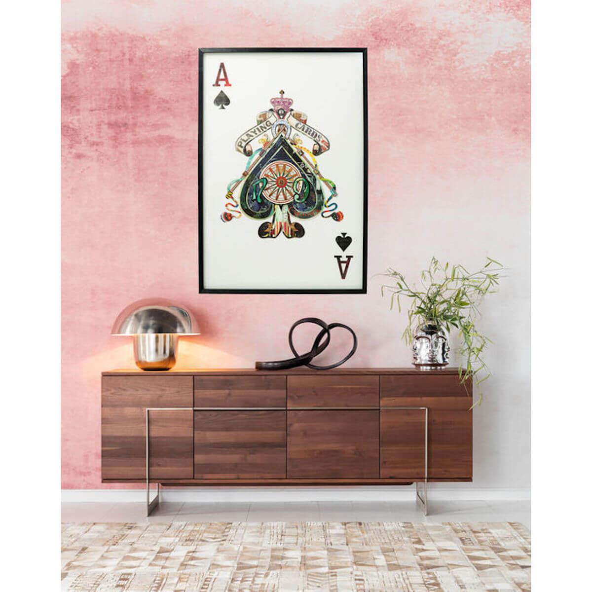 Tableau FRAME ART CARD ACE Kare Design 145x100cm
