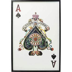Tableau FRAME ART CARD ACE Kare Design 145x100cm