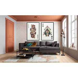 Tableau FRAME ART JOKER Kare Design 145x100cm