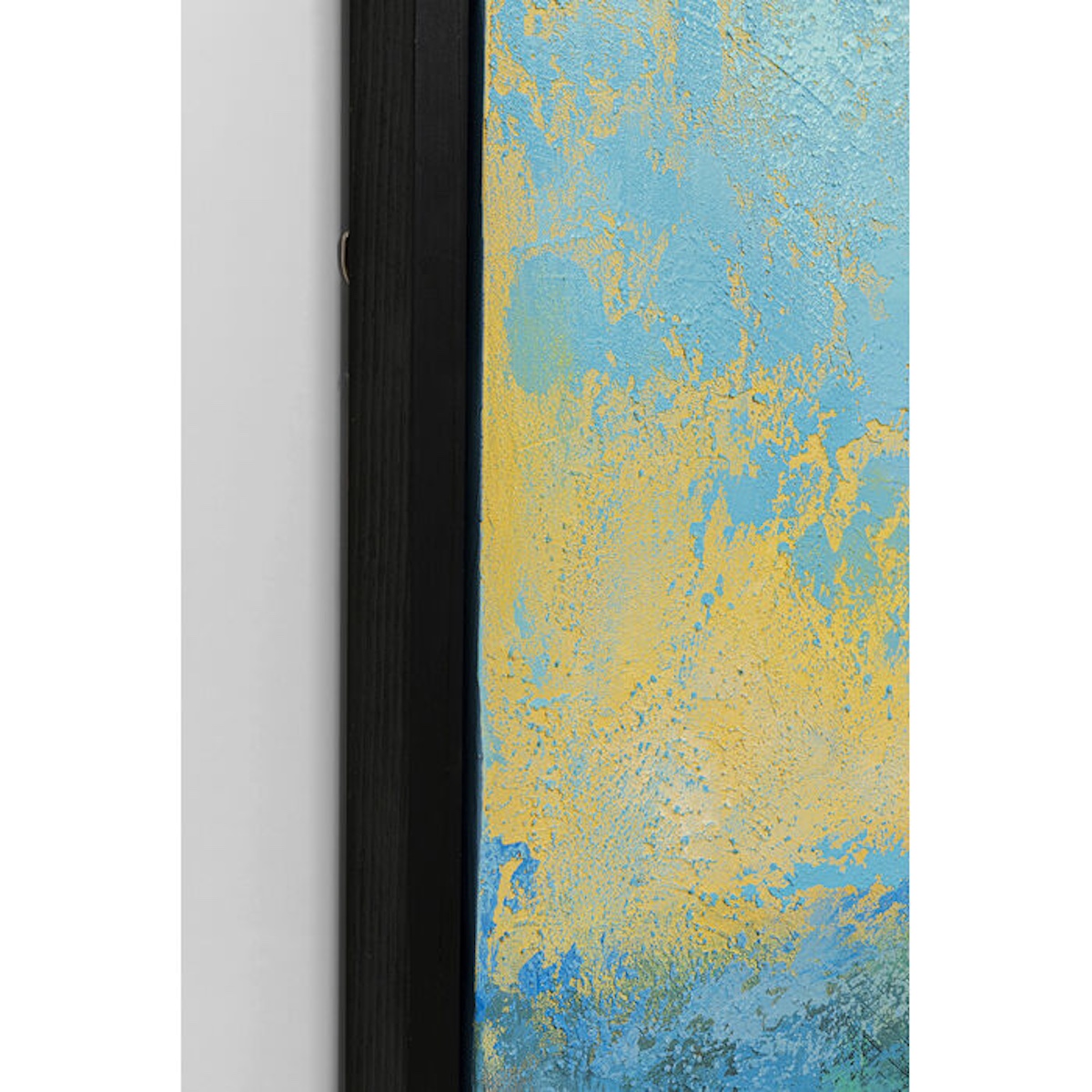Tableau sur toile 125x215cm JARDIN Kare Design bleu