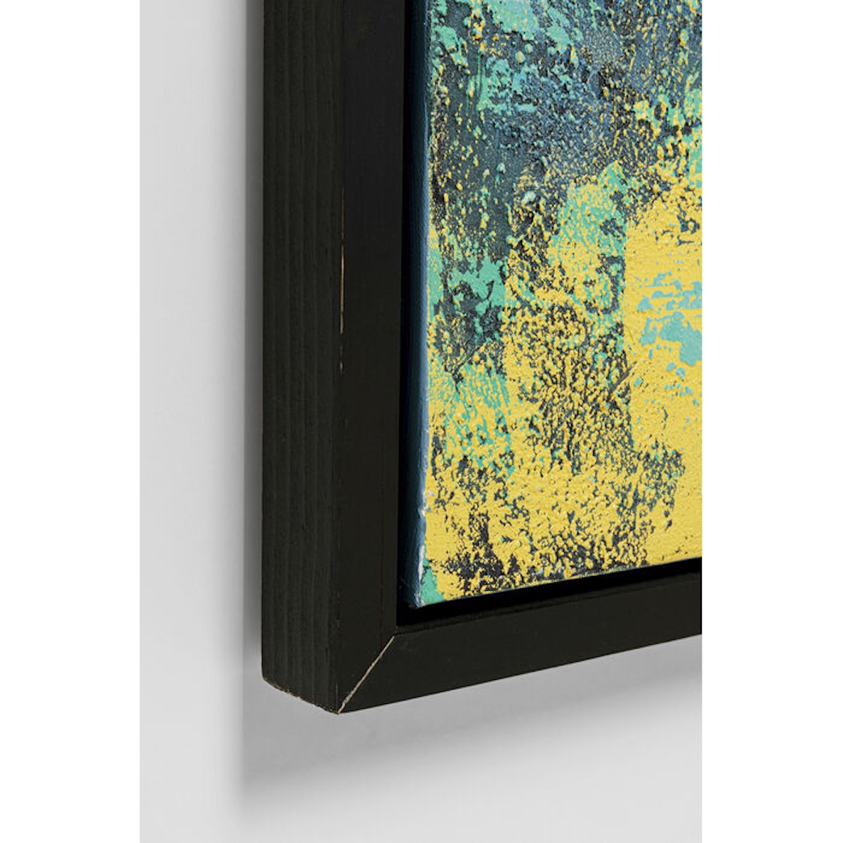 Tableau sur toile 125x215cm JARDIN Kare Design bleu