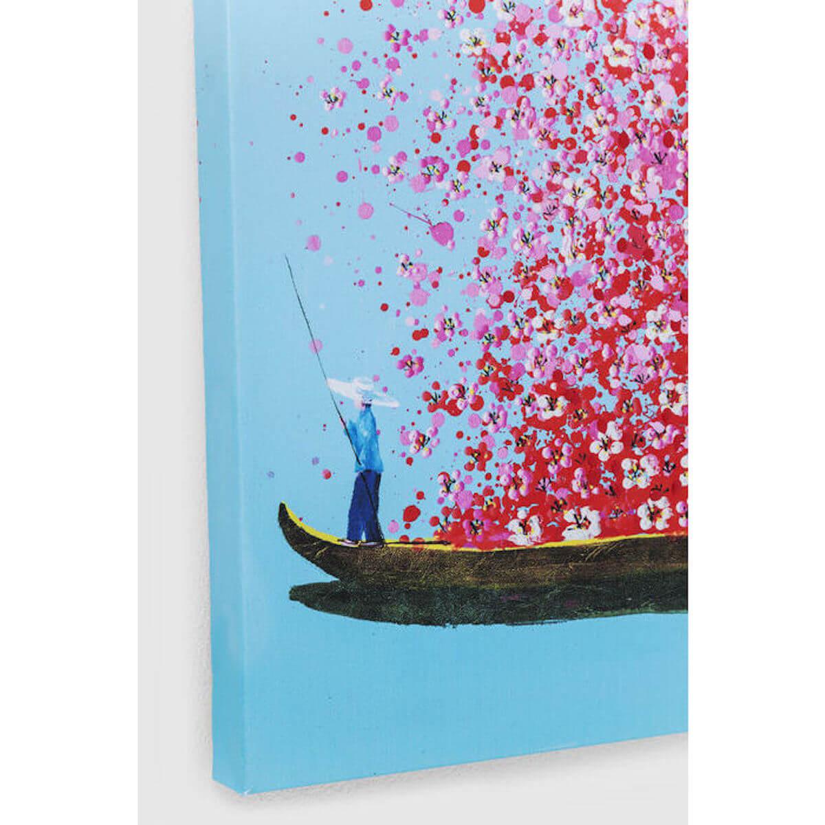 Tableau TOUCH FLOWER BOAT Kare Design