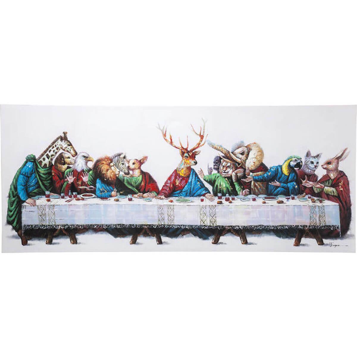 Tableau TOUCHED LAST SUPPER Kare Design 100x240cm