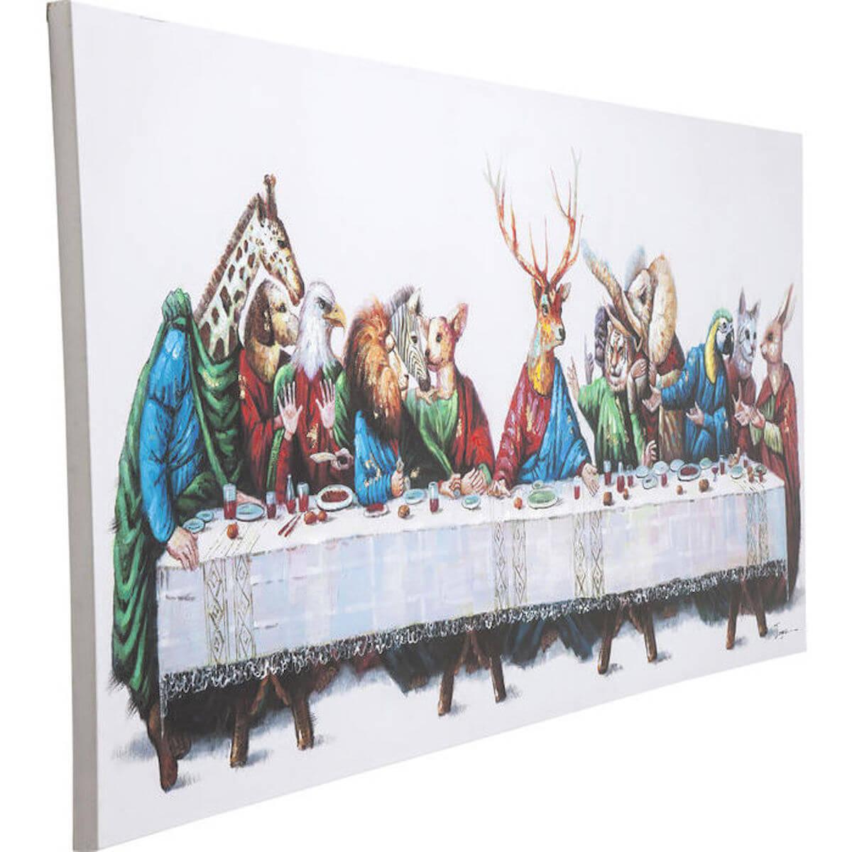 Tableau TOUCHED LAST SUPPER Kare Design 100x240cm