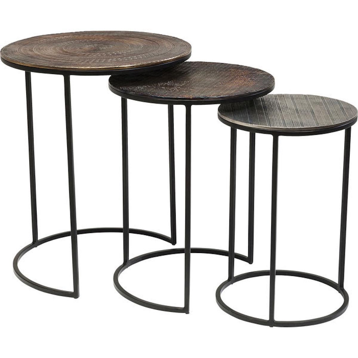 Tables d’appoint set ELECTRA Kare Design