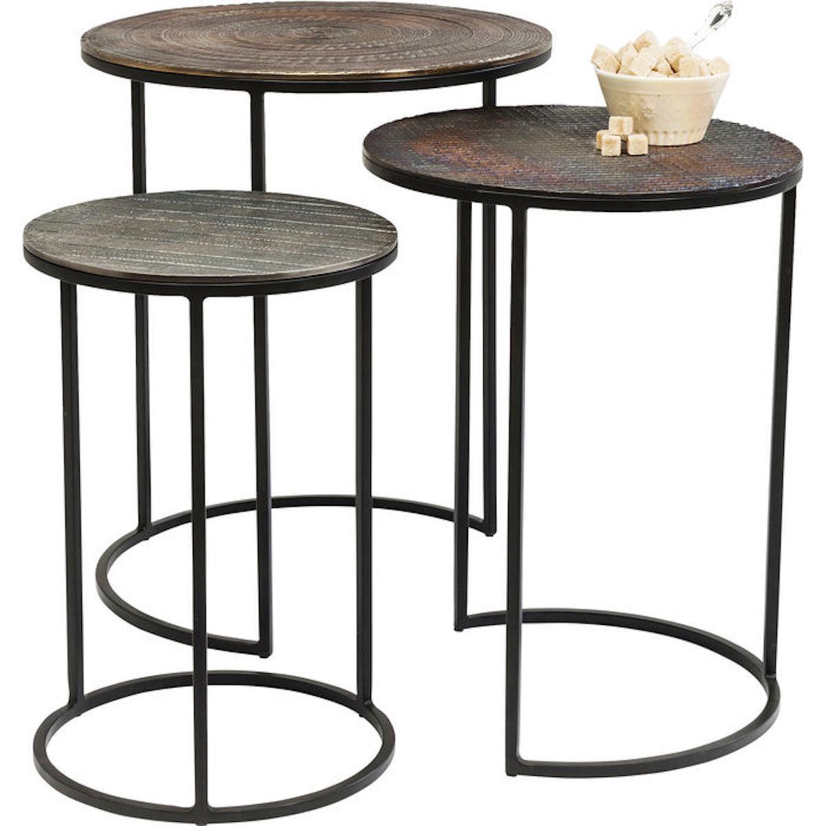 Tables d’appoint set ELECTRA Kare Design