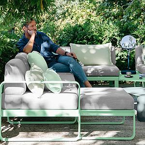 Tablette de jonction-canapé BELLEVIE Fermob blanc coton