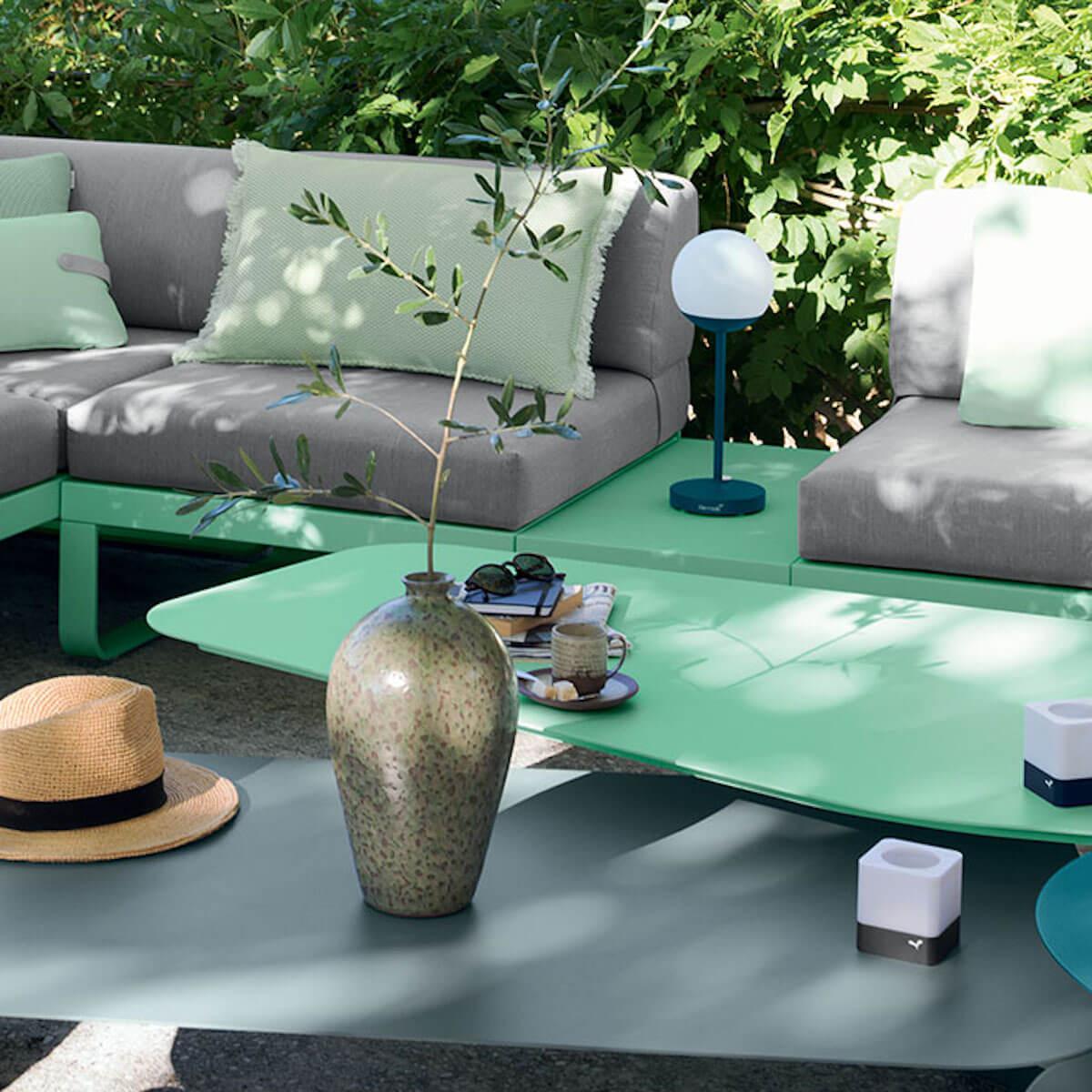 Tablette de jonction-canapé BELLEVIE Fermob  vert cactus
