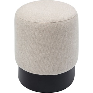 Tabouret 36cm CHERRY Kare design crème-noir