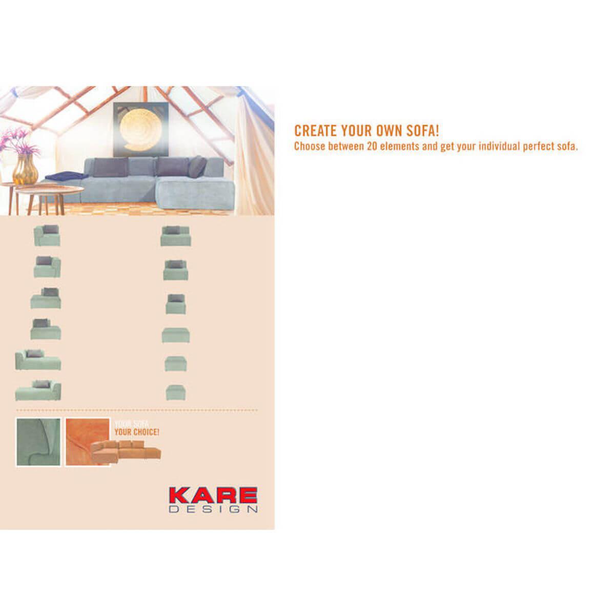 Tabouret 80 Infinity Chenille gris