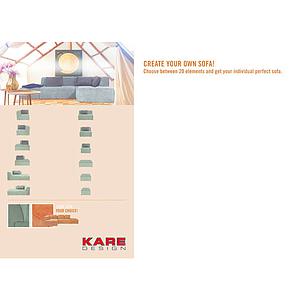 Tabouret 80 Infinity Chenille gris