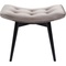 Tabouret BLACK VICKY Kare Design velours gris