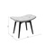 Tabouret BLACK VICKY Kare Design velours gris
