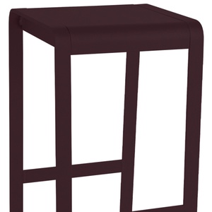 Tabouret de bar BELLEVIE Fermob cerise noire