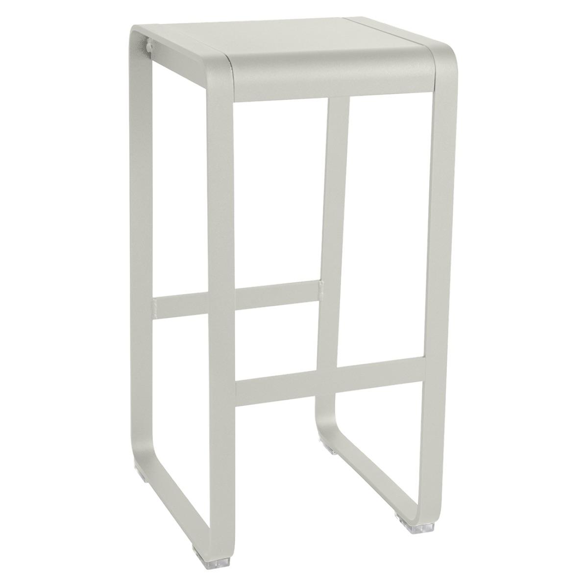 Tabouret de bar BELLEVIE Fermob gris argile