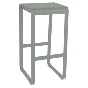 Tabouret de bar BELLEVIE Fermob gris lapilli
