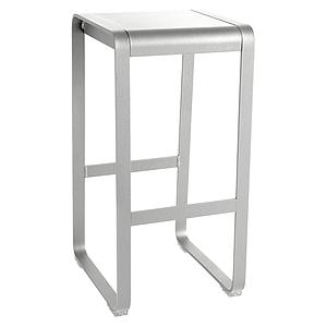 Tabouret de bar BELLEVIE Fermob gris métal