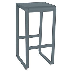 Tabouret de bar BELLEVIE Fermob gris orage