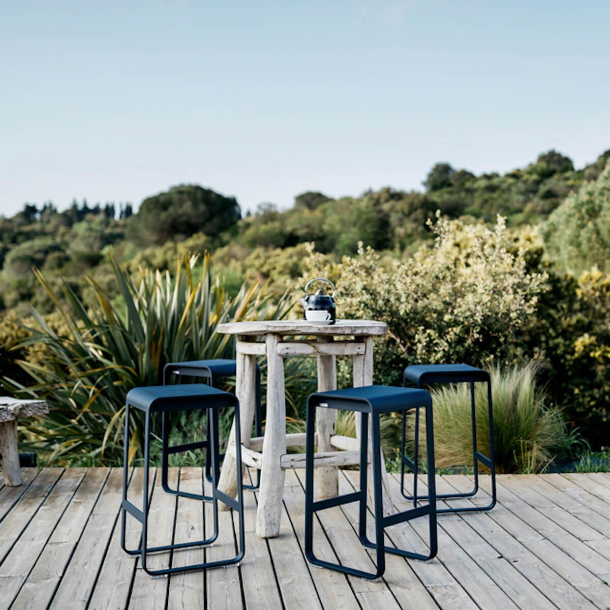 Tabouret de bar BELLEVIE Fermob muscade