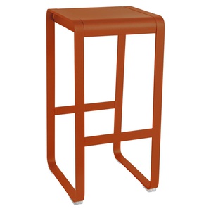 Tabouret de bar BELLEVIE Fermob orange confite