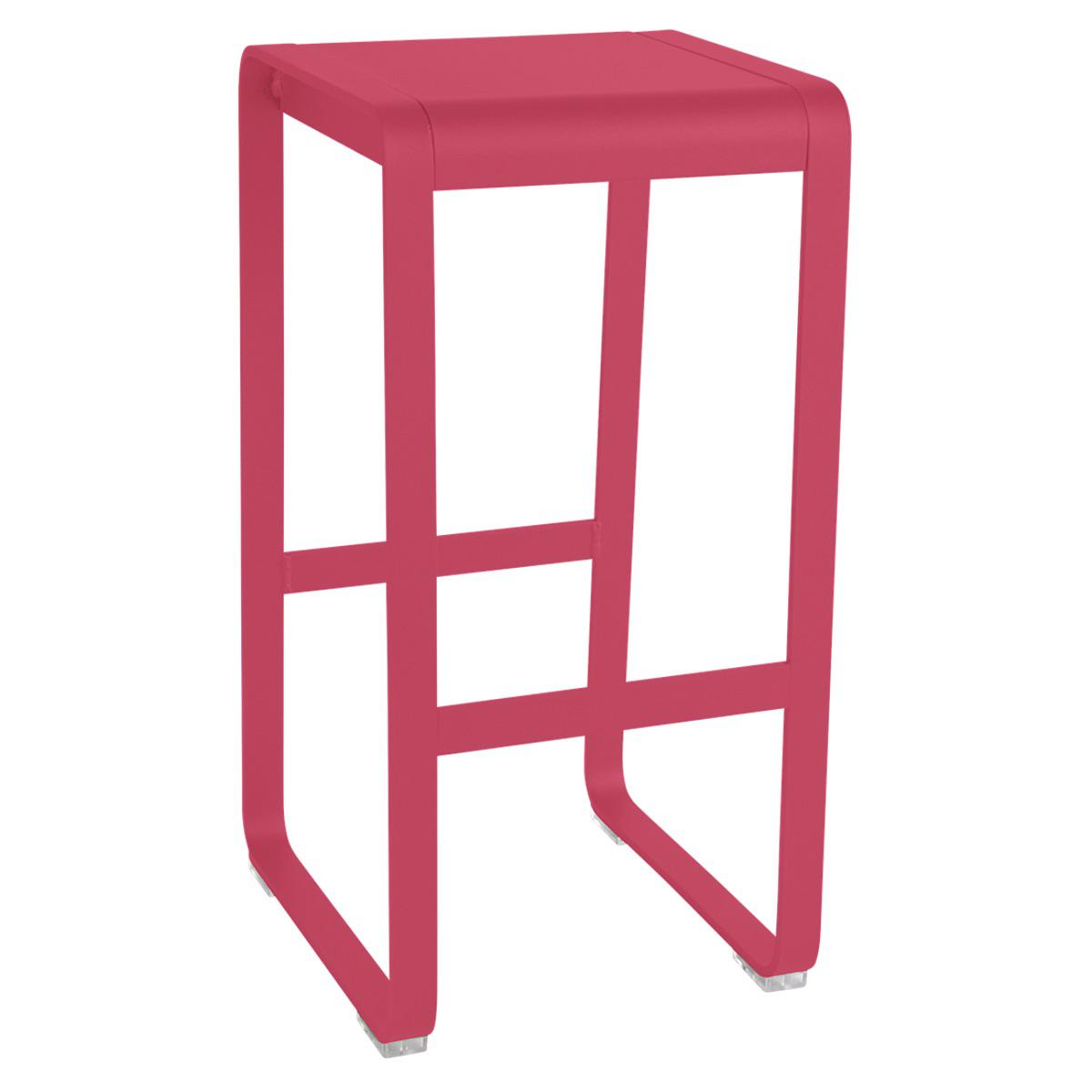 Tabouret de bar BELLEVIE Fermob rose praline