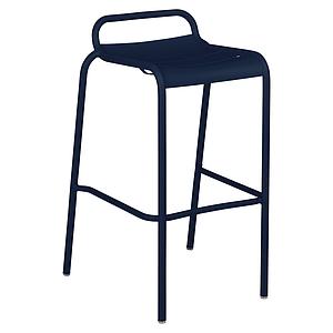 Tabouret de bar LUXEMBOURG Fermob bleu abysse