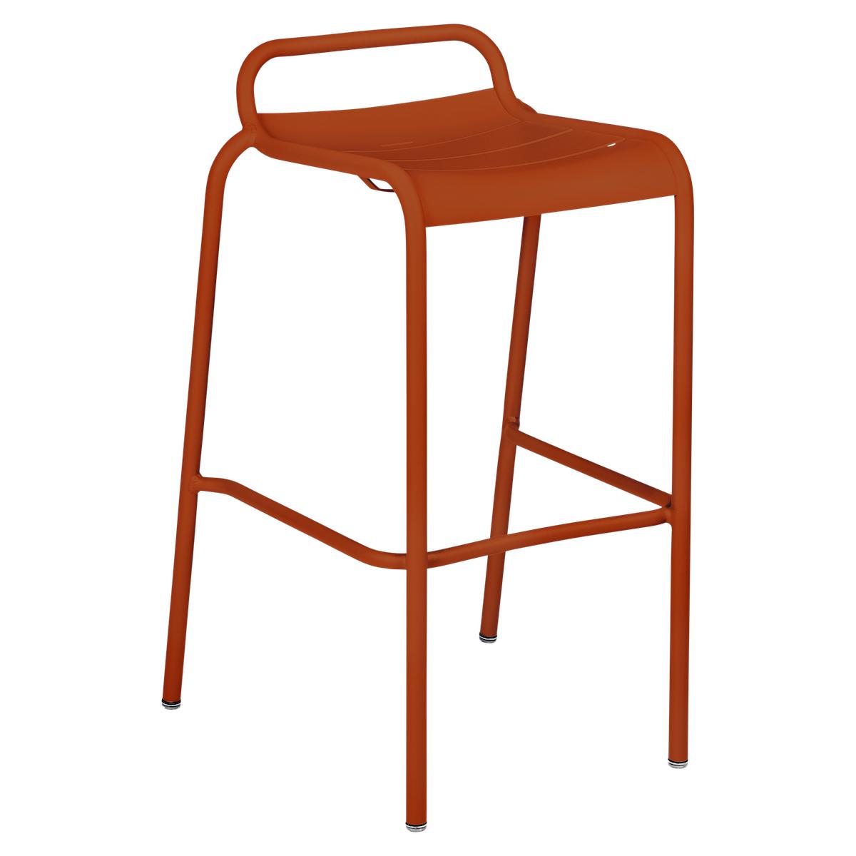 Tabouret de bar LUXEMBOURG Fermob orange confite