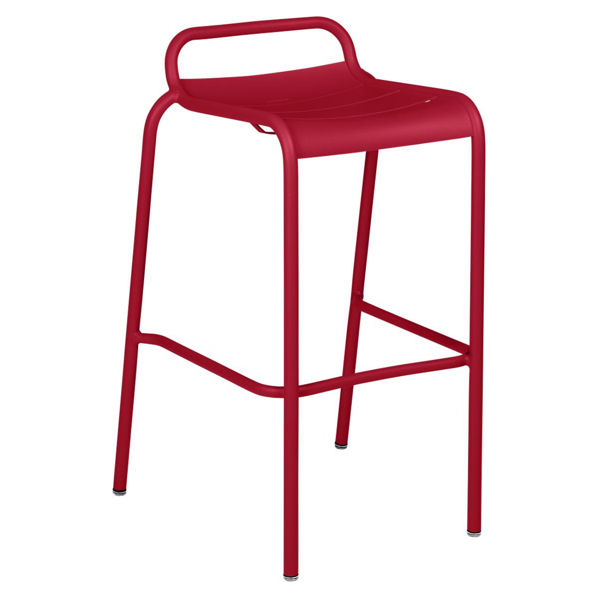 Tabouret de bar LUXEMBOURG Fermob piment