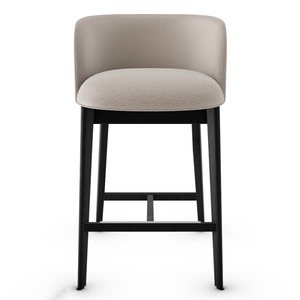 Tabouret H89cm ABREY Calligaris noir-beige