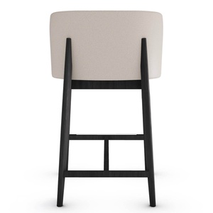 Tabouret H89cm ABREY Calligaris noir-beige