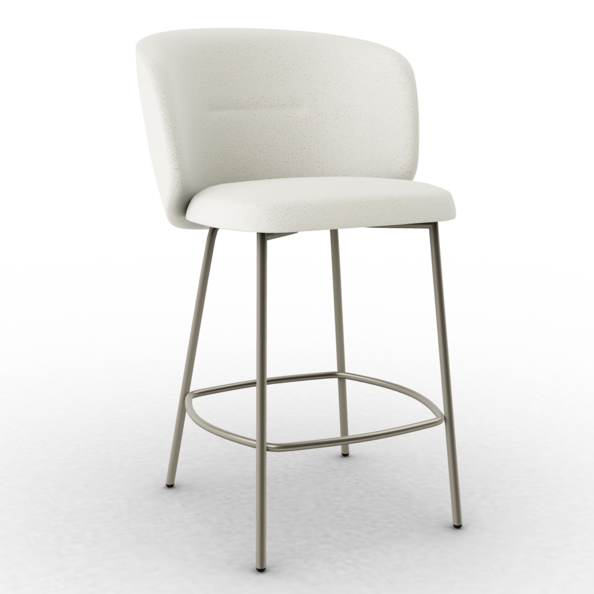 Tabouret H93cm SWELL Calligaris Pearl-crème