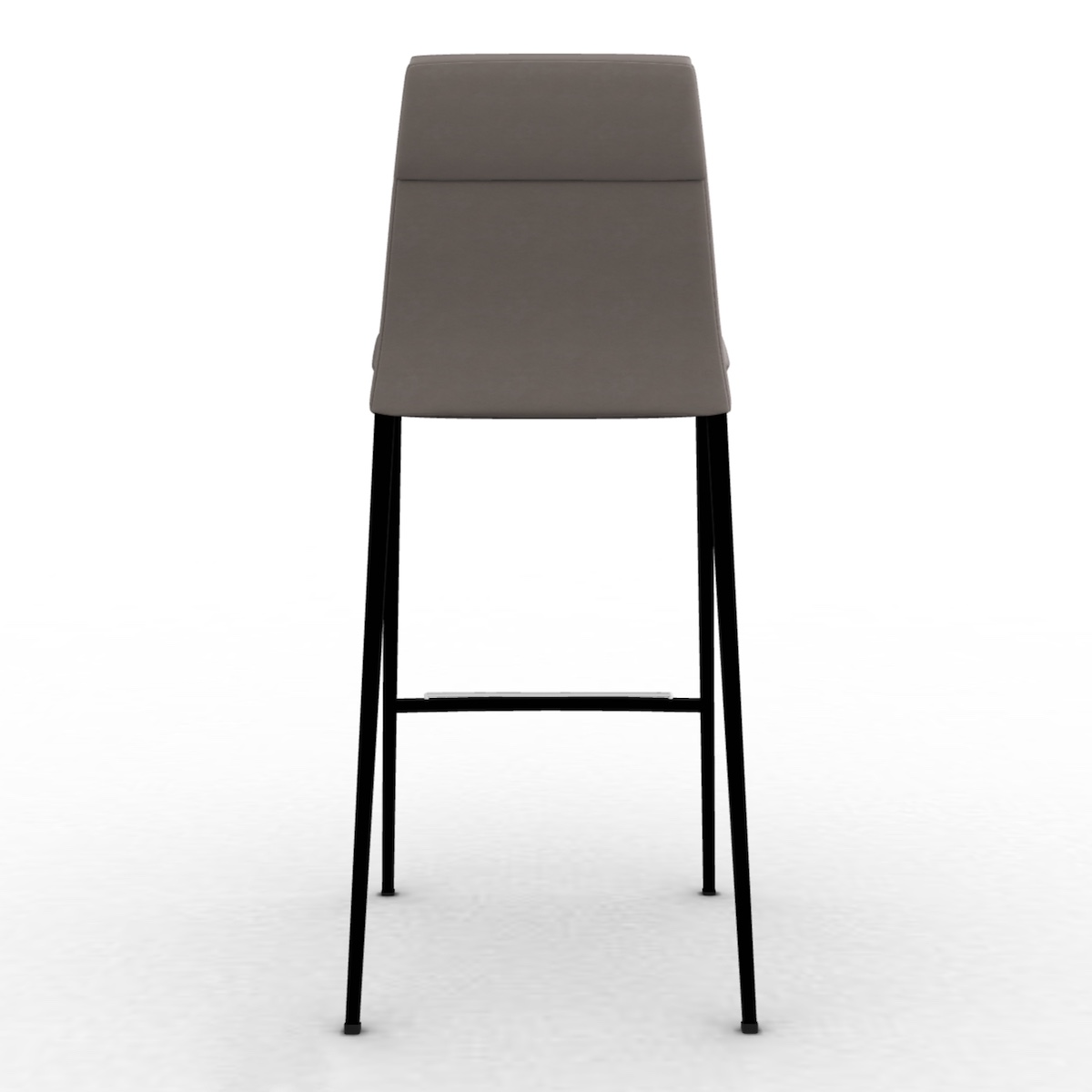 Tabouret H98cm CARMEN Calligaris Métal noir-Terre