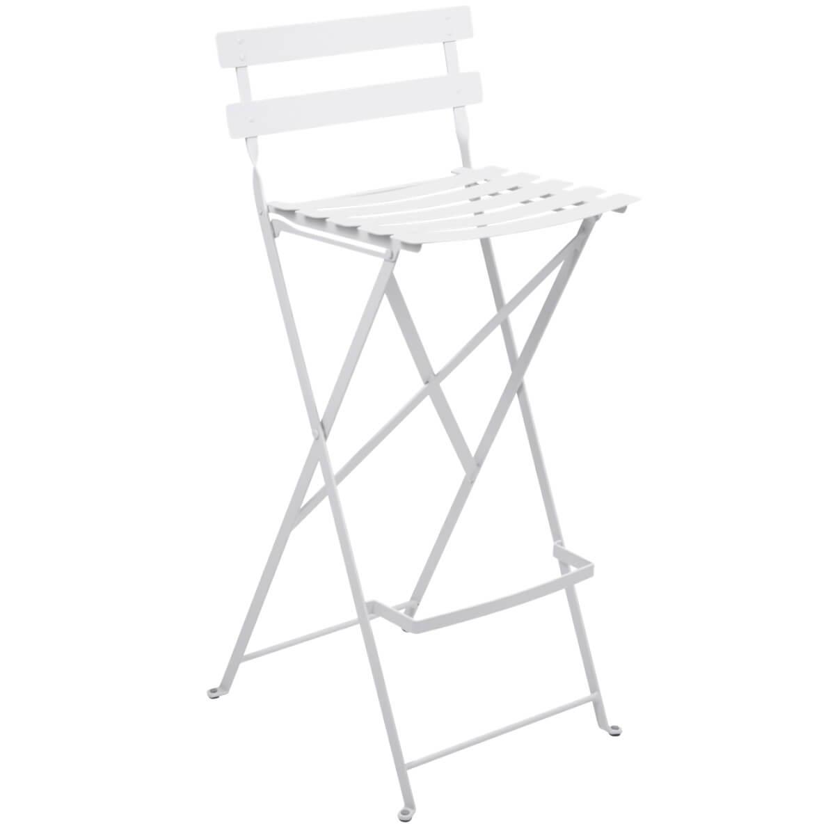 Tabouret haut BISTRO Fermob Blanc coton